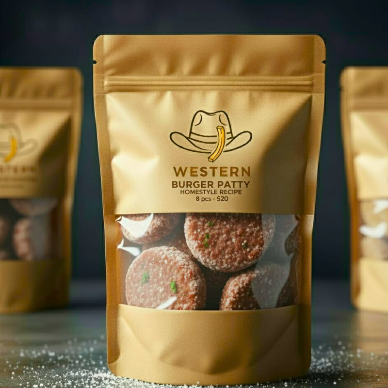 juicy chicken burger patty (8 pcs)