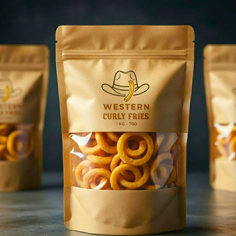 crispy curly fries (1 kg)